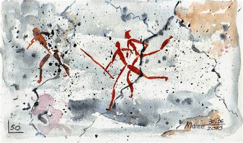 Sketching in Nature: Bushman Rock paintings - Maree