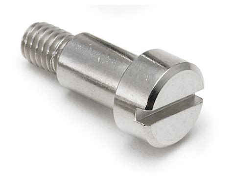 10-32x1/4" Slotted Shoulder Screw, Stainless Steel (100/Bulk Pkg.) | AFT Fasteners