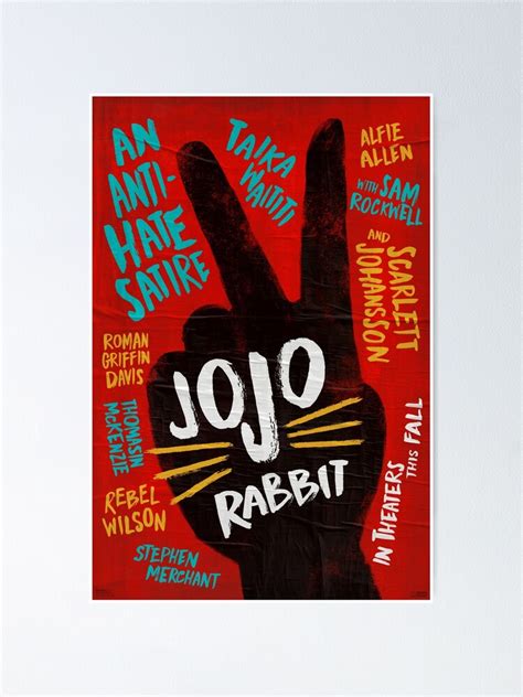 "Jojo Rabbit " Poster for Sale by seymadag | Redbubble