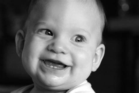 Smiling Baby Boy Infant Child Stock Photo - Image of youngsmile, facial ...