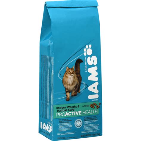 IAMS Indoor Weight & Hairball Care Proactive Health Cat Food, Premium ...