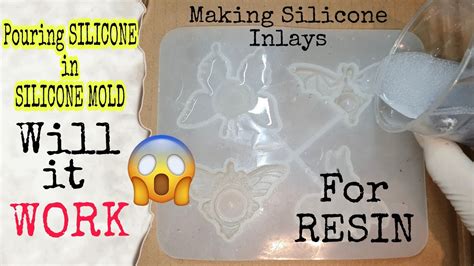 Pouring Silicone in Silicone Mold to make Inlays For RESIN, Will It Work ? Resin Hack - YouTube