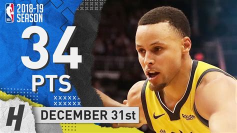 Stephen Curry Full Highlights Warriors vs Suns 2018.12.31 - 34 Pts, 4 ...