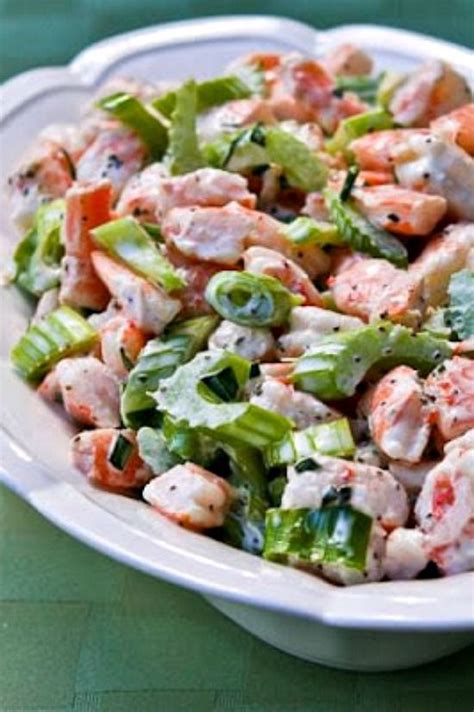 Tarragon Shrimp Salad with Celery, Green Onion, and Celery Seed Salad ...