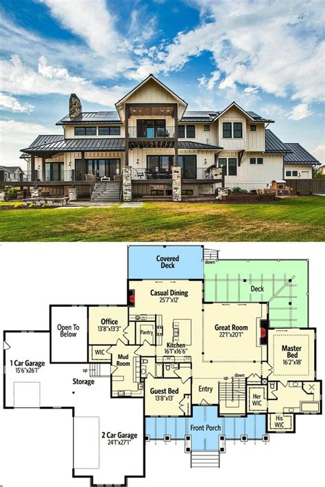 the floor plan for this house is very large and has lots of space to ...