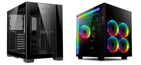 Anidees AI Crystal Cube AR V3 Dual Chamber Tempered Glass EATX ATX PC Gaming Computer Case ...