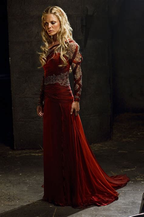 Love this dress {Morgause from Merlin} love the ribbon on the arm | My Strange Fashion Sense ...