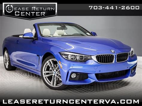 Used 2018 BMW 4 Series 430i Convertible for Sale in Northern Virginia VA 22026 Lease Return Center