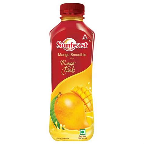 Sunfeast Mango Smoothie With Mango Chunks 300 ml (Pet Bottle) - JioMart