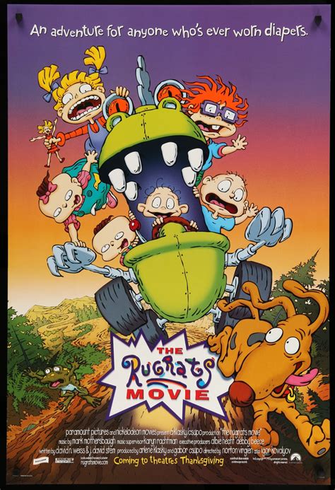 The Rugrats Movie (1998) Original One-Sheet Movie Poster - Original Film Art - Vintage Movie Posters