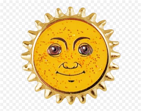 Sun Emoji Pin - Smiley,Sun Emoji - free transparent emoji - emojipng.com