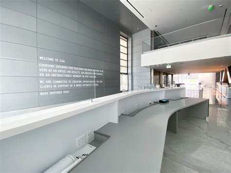 Creative Artists Agency Lobby Renovation in Los Angeles , CA (Creative Artist Agency, LLC) | W.E ...