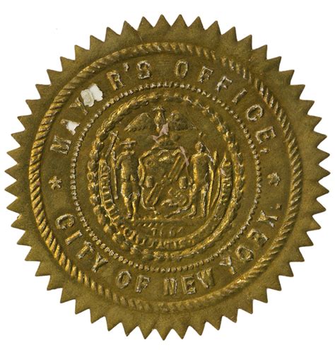 The Design for the Seal of the City of New York — NYC Department of ...