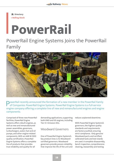 PowerRail – PowerRail Engine Systems Joins the PowerRail Family