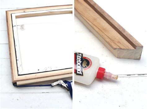 DIY recessed frame | Diy canvas frame, Diy frame, Diy picture frames