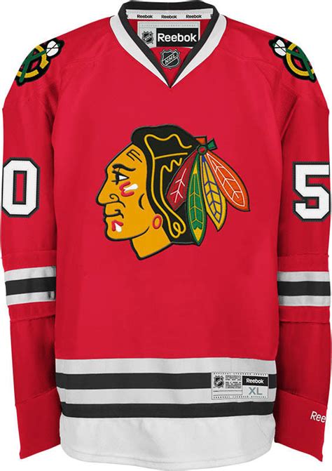 CRAWFORD Chicago Blackhawks Reebok Premier Red YOUTH Jersey - Hockey ...