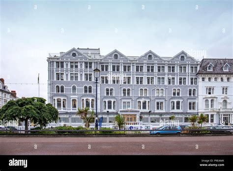 Imperial hotel on the promenade in Llandudno North Wales UK Stock Photo ...