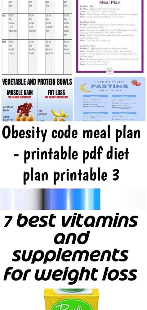 The Obesity Code Diet Plan Pdf | PrintableDietPlan.com