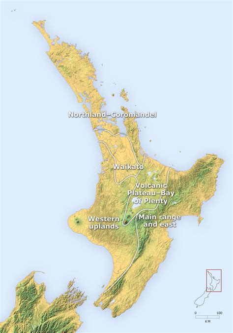 North Island Map