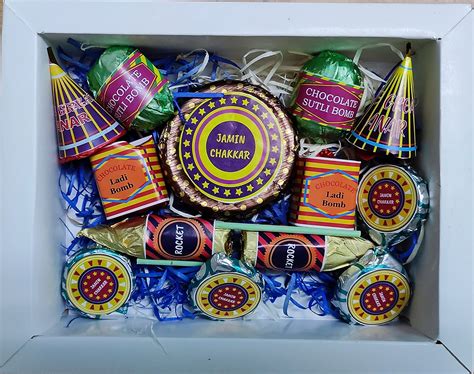 Buy ChocoBhog Diwali Chocolate Crackers - Chocolate - Premium Edible Cracker Firework Chocolate ...