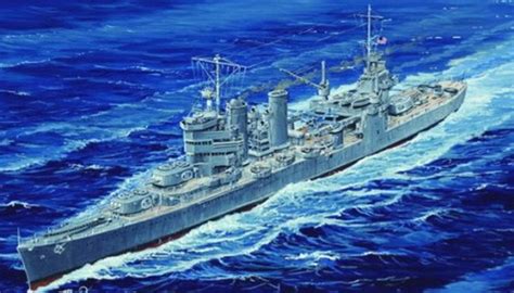 USS Astoria CA34 Heavy Cruiser 1942 1/700 Trumpeter