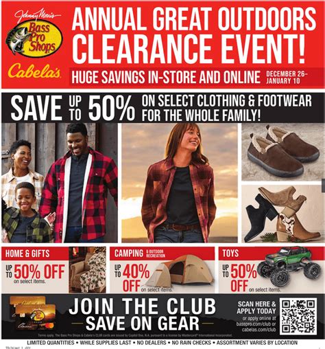 Bass Pro Shops Annual Great Outdoors Clearance Event Dec 26, 2023 – Jan ...