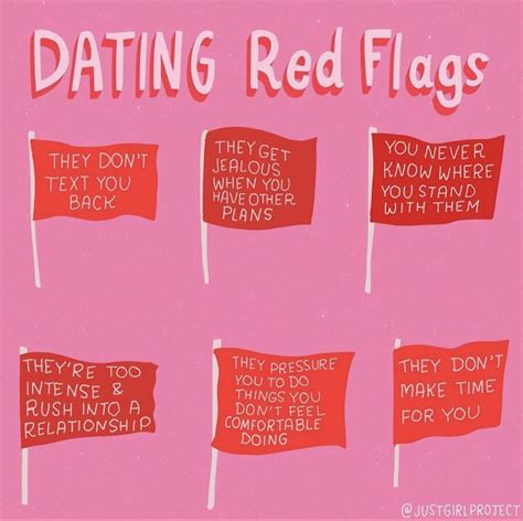 Dating Red Flags | Dating red flags, Relationship red flags, Red flag ...