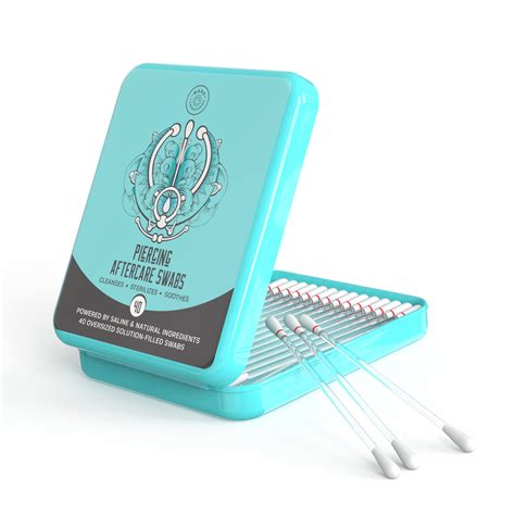 Buy Base Labs Piercing Aftercare Swabs for Piercing Bump | Earring ...