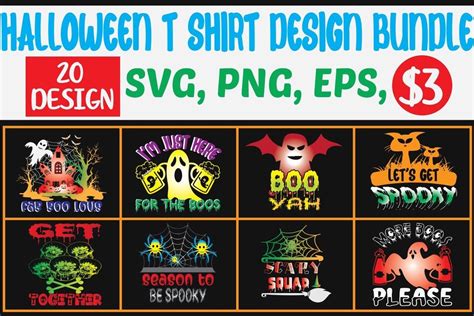 Halloween T-Shirt Design Bundle Bundle · Creative Fabrica