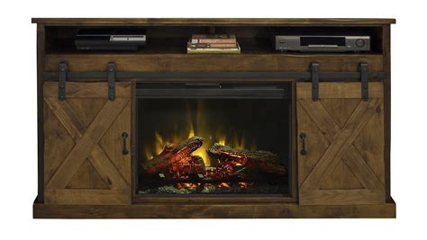 Rustic Wood Fireplace Tv Stand - Councilnet