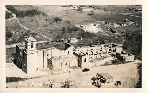 San Jose Mission San Antonio, TX Postcard