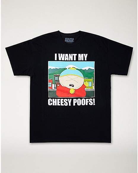 Cartman Cheesy Poofs T Shirt - South Park - Spencer's | South park, T shirt, Shirts