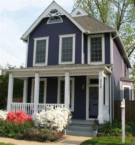 When I grow up, I want to live in a purple house. | Exterior paint ...