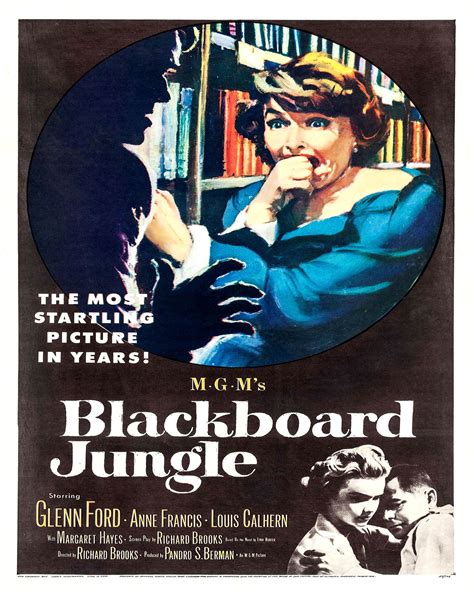 Blackboard Jungle 1955 Movie Poster Print Digital Download | Etsy