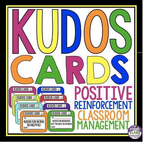 KUDOS CLASSROOM MANAGEMENT REWARD SYSTEM - prestoplanners.com