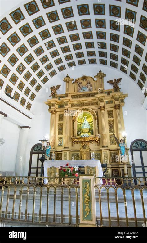 Havana Cuba Santeria Regla Church interior with African religion and catholic in Habana Stock ...