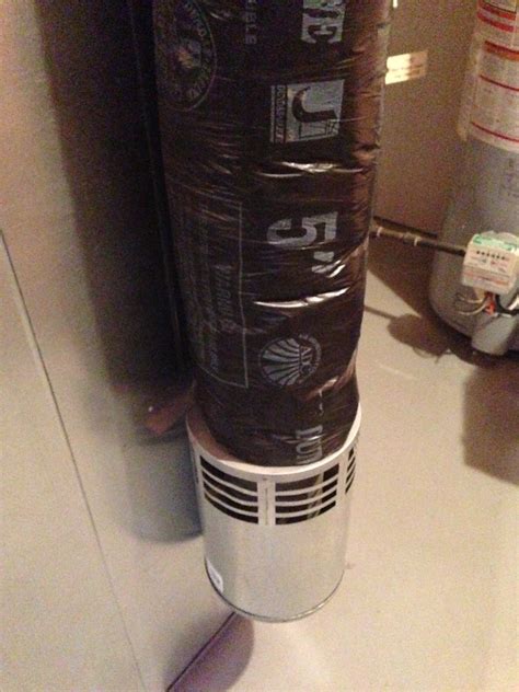 hvac - What is this name of this vent attachment next to my furnace? - Home Improvement Stack ...
