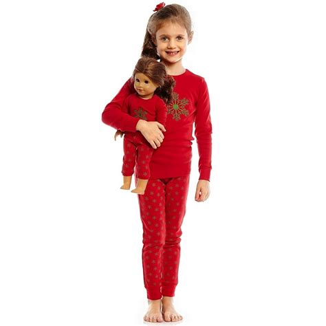 Leveret - Leveret Kids Pajamas Matching Doll & Girls Pajamas 100% ...