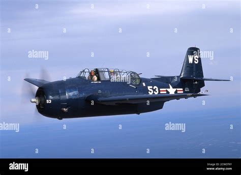 WWII Grumman TBM Avenger Torpedo Bomber Stock Photo - Alamy