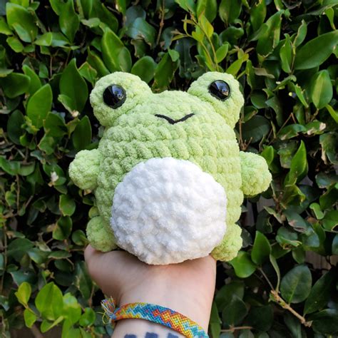 Frog Plushie Crochet Amigurumi Froggy Plush Soft Squishy | Etsy