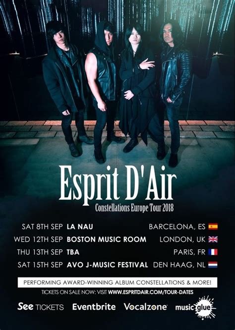 Esprit D’Air extend Constellations Tour with European Tour - AVO ...