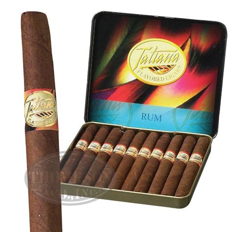 Tatiana Flavored Mini Cigarillos Rum - Thompson Cigar