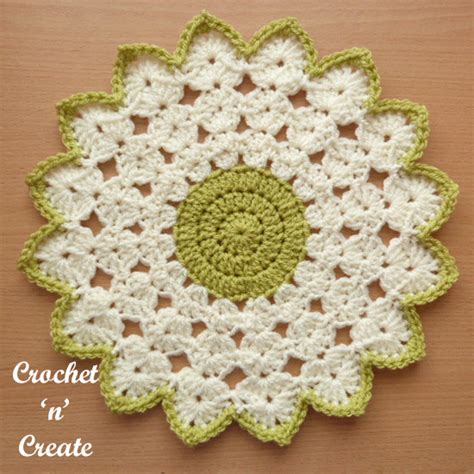 Crochet Round Doily Free Crochet Pattern - Crochet 'n' Create