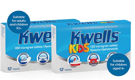 Kwells | Travel Sickness Tablets for Adults & Kids