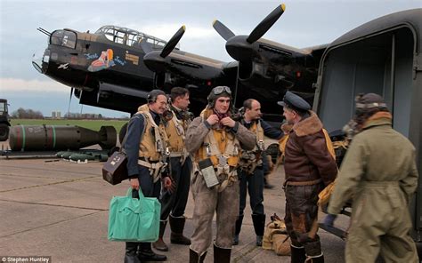 A modern day mission: Lancaster bomber crew prepares for action 70 ...