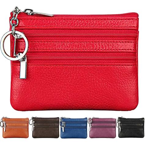 1pc Women's PU Leather Coin Purse Fashion Small Zipper Bag Mini Wallet ...