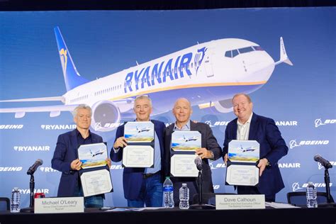 RYANAIR ORDERS 300 BOEING 737-MAX-10 AIRCRAFT WORTH $40BN – Ryanair's ...