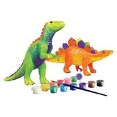 Paint Your Own Stegosaurus and Tyrannosaurus | Smyths Toys UK