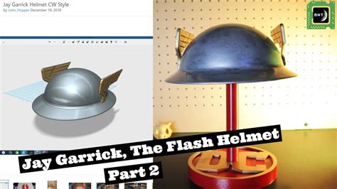 Berto Made it! -Jay Garrick, The Flash 3D Print Helmet Cosplay/Prop (Part 2) - YouTube