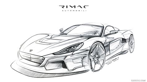 Rimac C_Two | 2020MY | Design Sketch